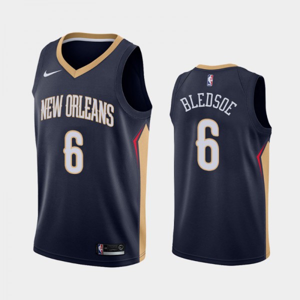 Eric Bledsoe New Orleans Pelicans #6 Men's Icon 2020-21 Jersey - Navy